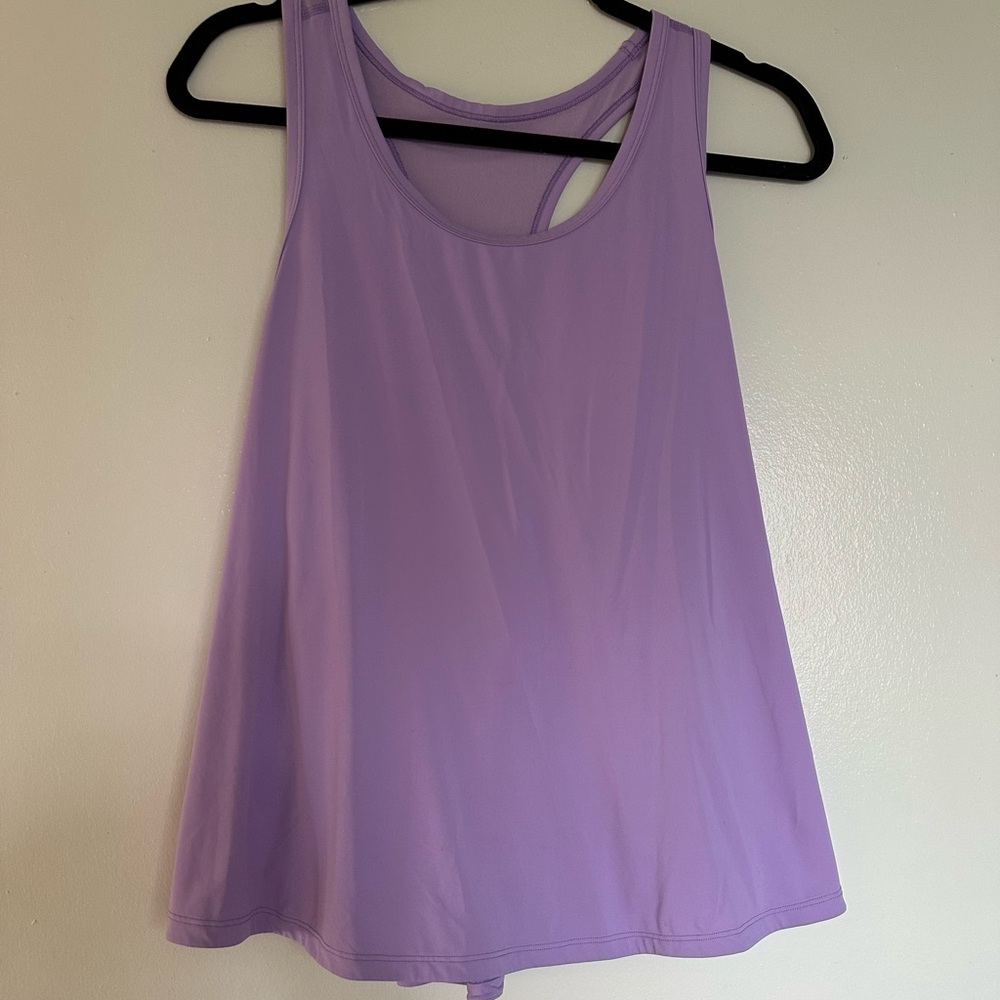 All in Motion Lavender Flowy Racerback Tank | XXL | Athletic + Lounge